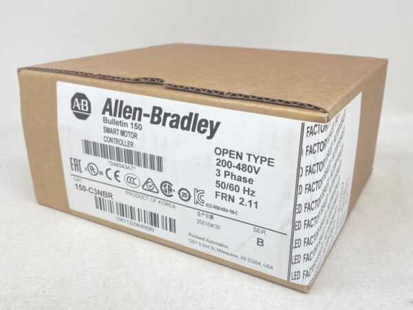 150-C3NBR Allen-Bradley New SMC-3 3A Smart Motor Controller