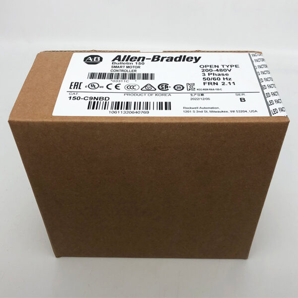 150-C9NBD New Allen-Bradley AB SMC-3 9A Smart Motor Controller