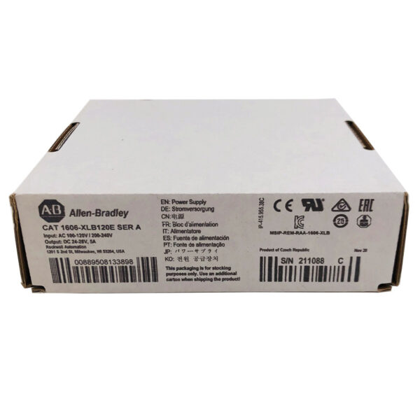 1606-XLB120E New Allen-Bradley AB XLB 5 Amp Power Supply