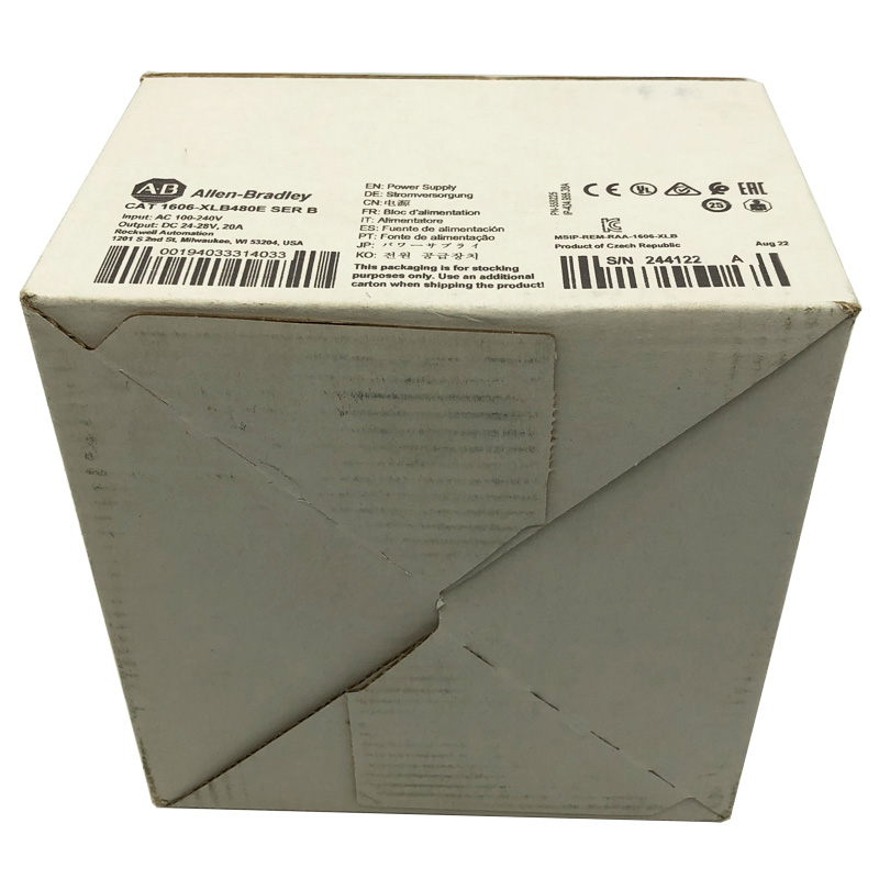 1606-XLB480E New Allen-Bradley AB XLB Power Supply 480W 24VDC 20A