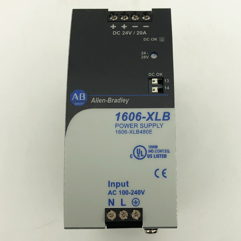 1606-XLB480E New Allen-Bradley AB XLB Power Supply 480W 24VDC 20A