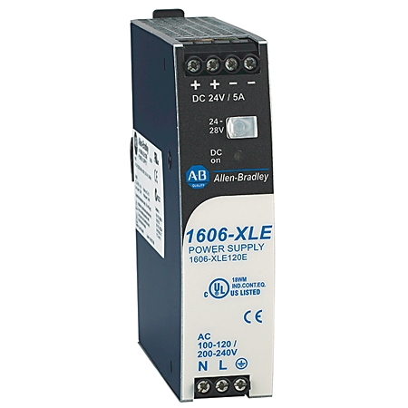 1606-XLE120E New Allen-Bradley AB XLE Power Supply 120W 24VDC 5A