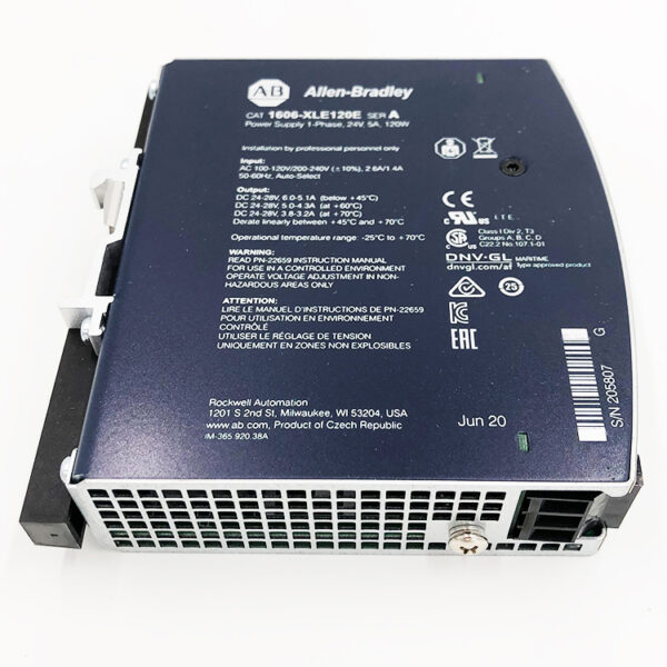 1606-XLE120E New Allen-Bradley AB XLE Power Supply 120W 24VDC 5A