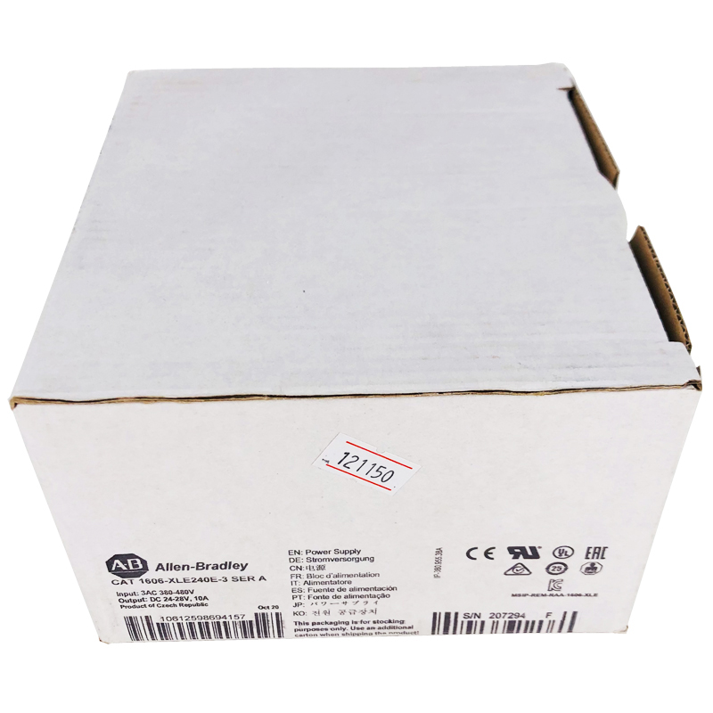 1606-XLE240E-3 New Allen-Bradley AB 480VAC Input 24VDC Out 10A Power Supply