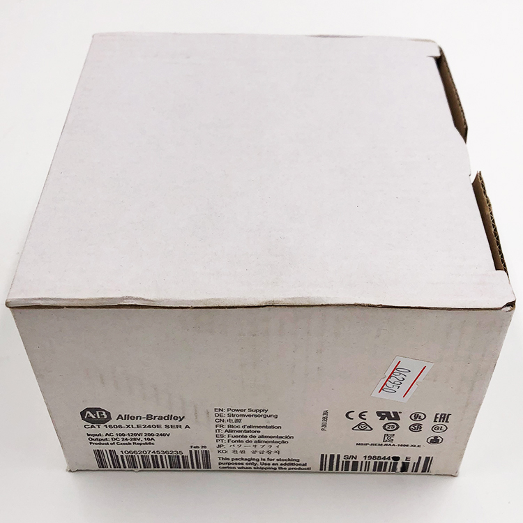 1606-XLE240E New Allen-Bradley AB XLE Power Supply 240W 24VDC 10A