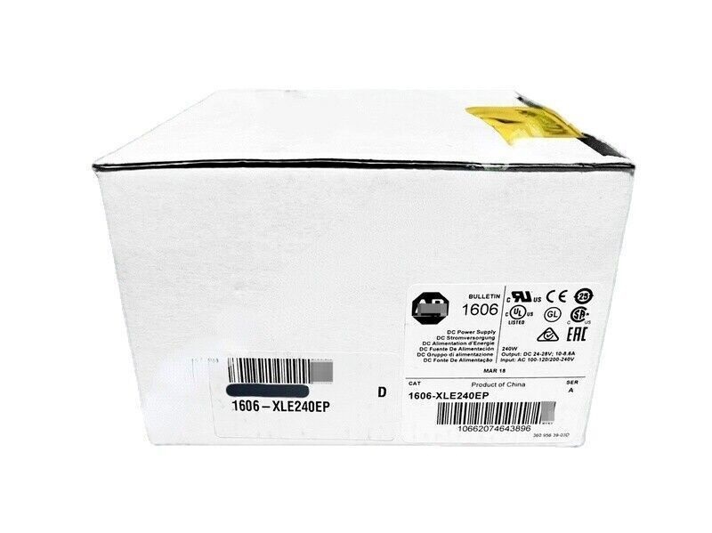 1606-XLE240EP New Allen-Bradley AB XLE Power Supply 240W 24VDC 10A
