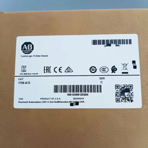 1756-A13 New Allen-Bradley ControlLogix 13 Slots Chassis