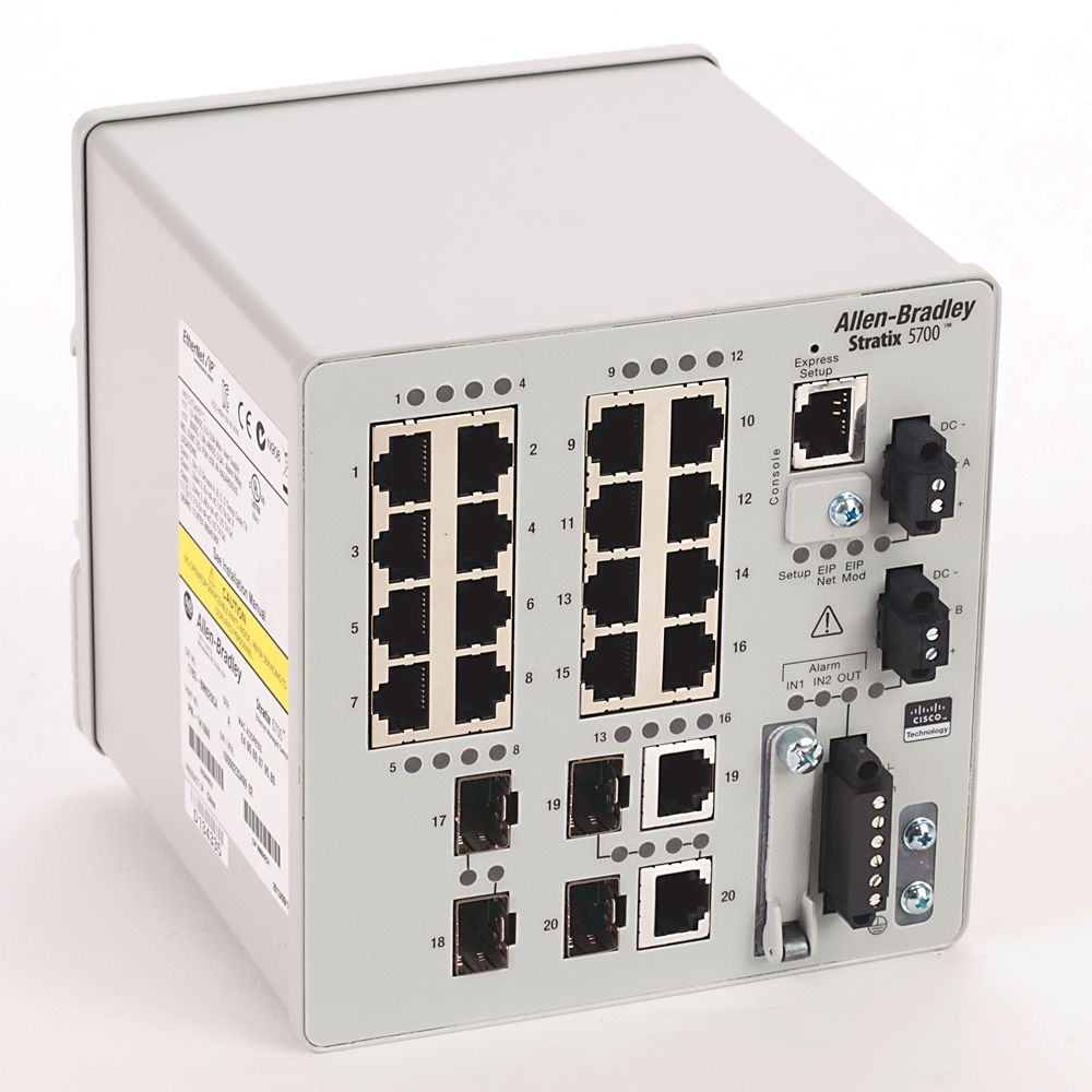 1783-BMS20CA New Allen-Bradley AB Stratix 5700 20 Port Managed Switch