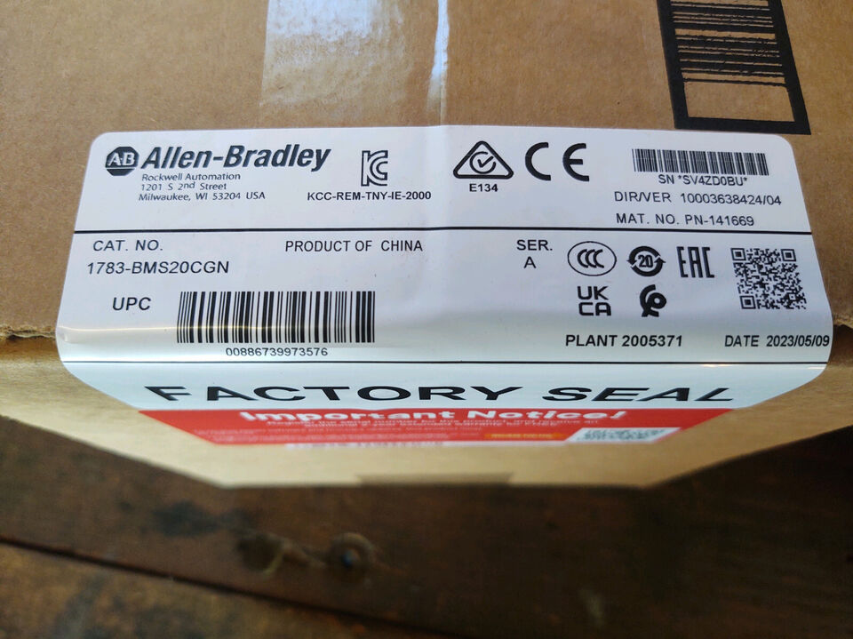 1783-BMS20CGN New Allen-Bradley AB Stratix 5700 20 Port Managed Switch
