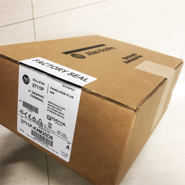 2711P-K4M20D8 New Allen-Bradley AB PanelView Plus 6 4 Grayscale Keypad DC