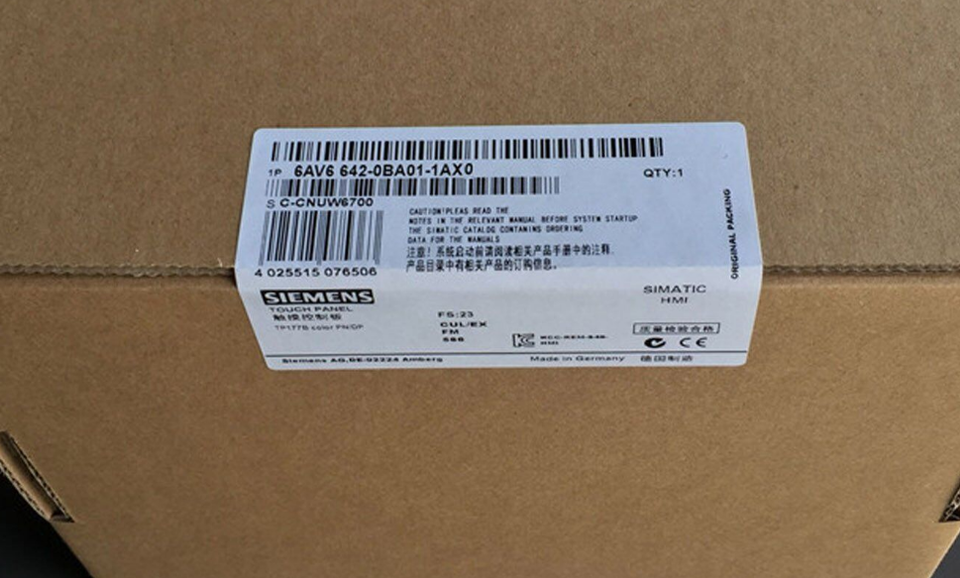 6AV6642-0BA01-1AX0 New Siemens Touch Panel
