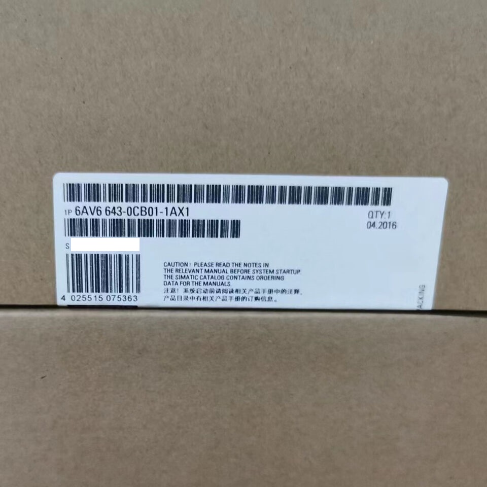6AV6643-0CB01-1AX1 New Siemens Multi Panel