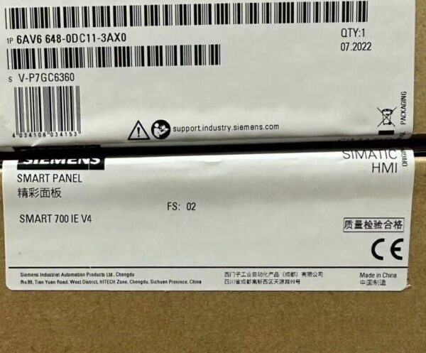 6AV6648-0DC11-3AX0 New Siemens Smart Panel
