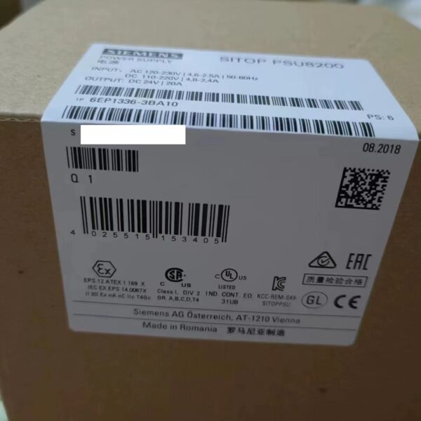 6EP1336-3BA10 New Siemens Power Supply