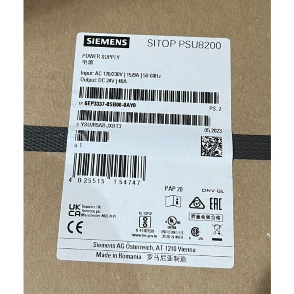 6EP3337-8SB00-0AY0 New Siemens Power Supply