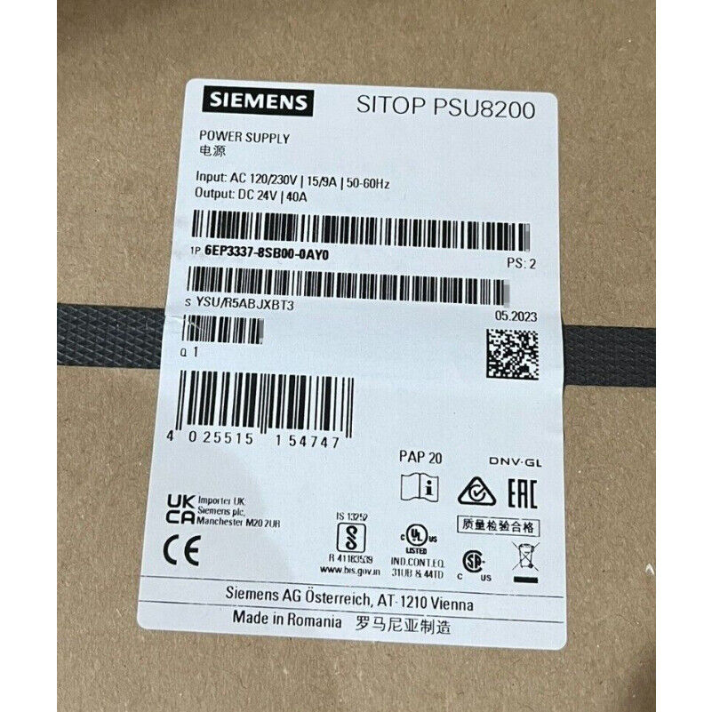6EP3337-8SB00-0AY0 New Siemens Power Supply