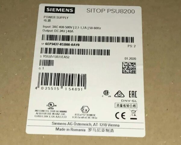 6EP3437-8SB00-0AY0 New Siemens Power Supply