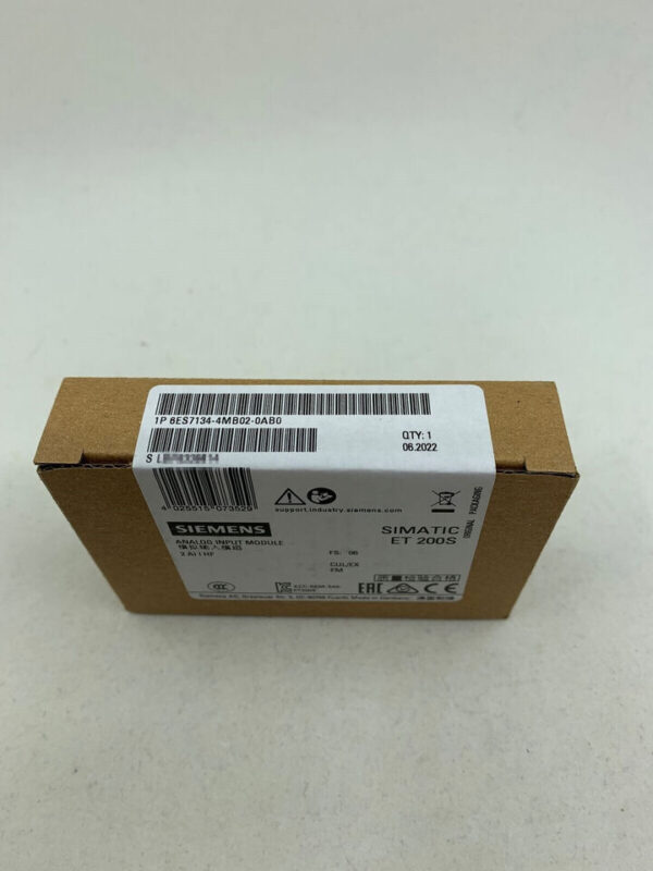 6ES7134-4MB02-0AB0 New Siemens Analog Input Module
