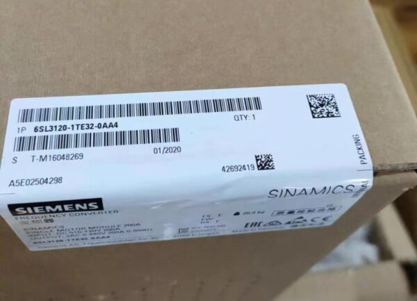 6SL3120-1TE32-0AA4 New Siemens Frequency Converter Equipment