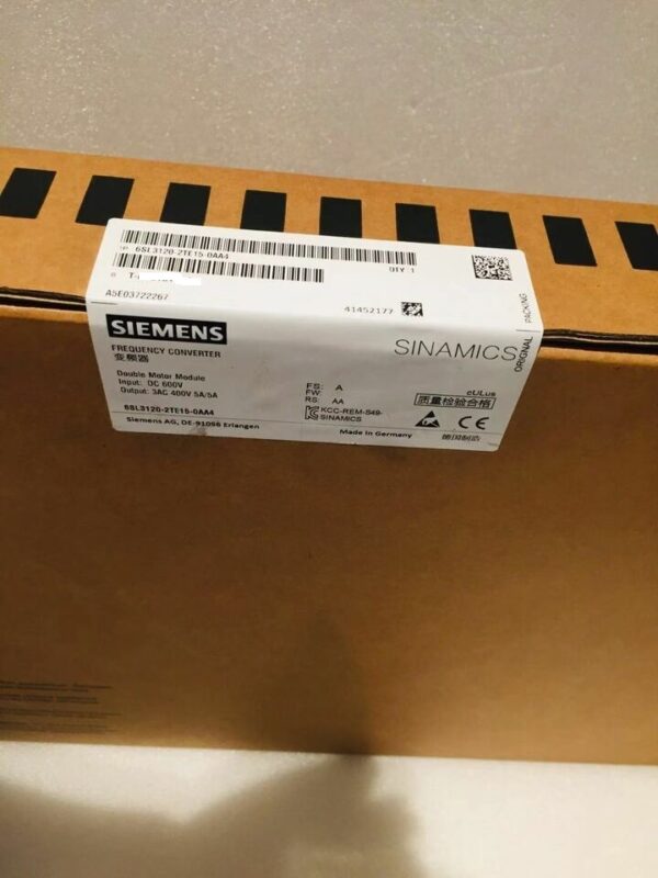 6SL3120-2TE15-0AA4 New Siemens Frequency Converter
