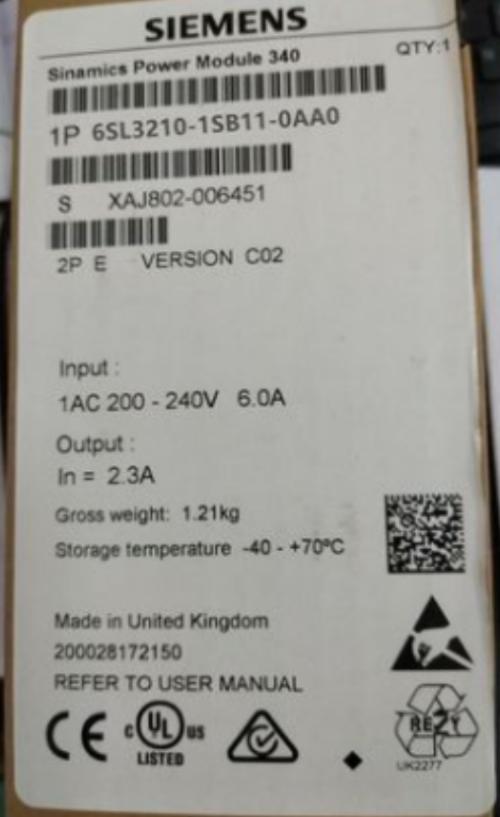 6SL3210-1SB11-0AA0 New Siemens Converter Power Module