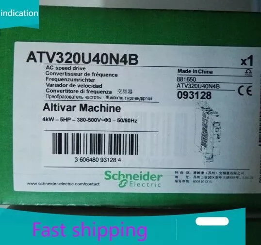 1PC Schneider ATV320U40N4B Inverter New In Box Expedited Shipping