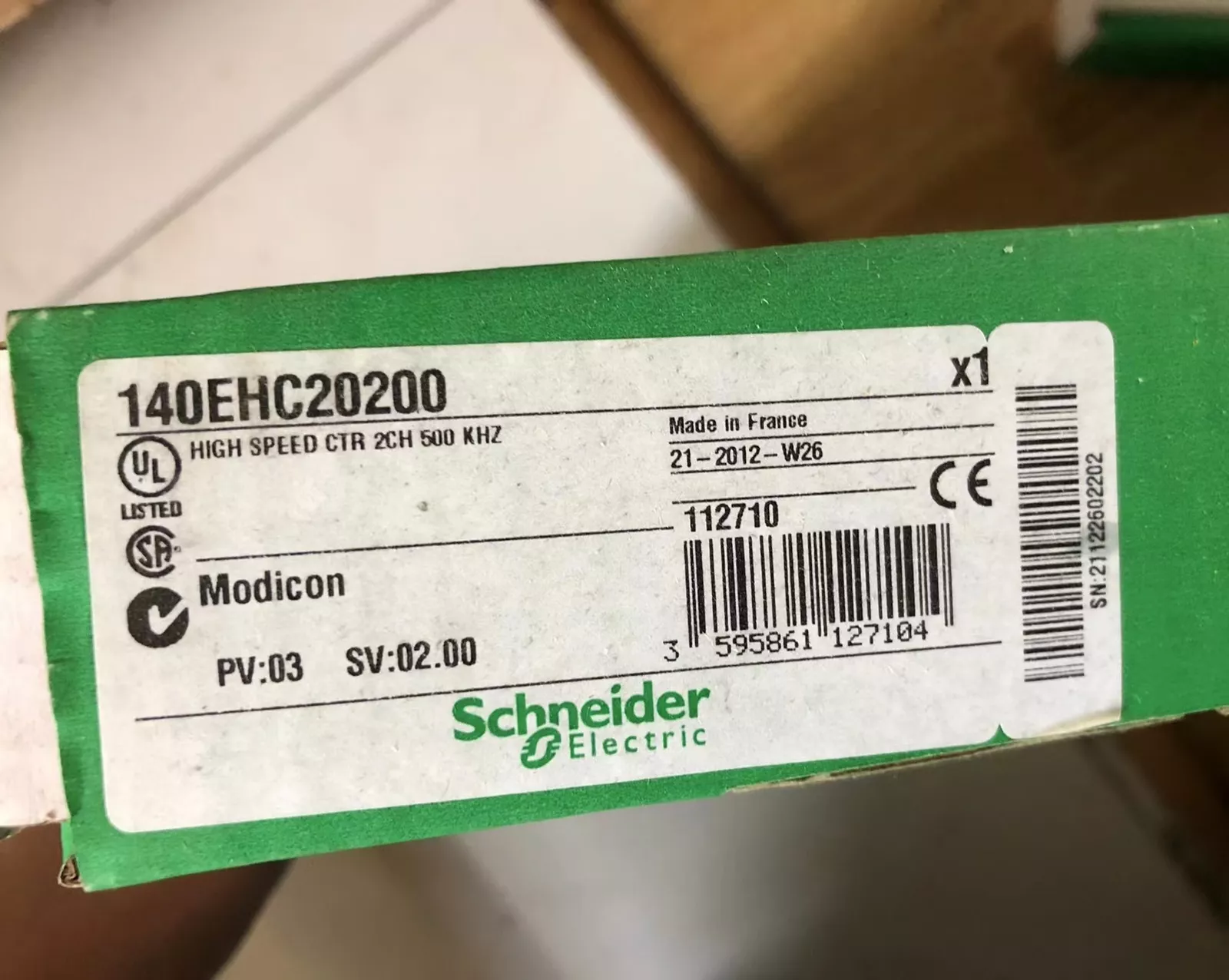 1PCS NEW 140EHC20200 SCHNEIDER ELECTRIC MODICON 140-EHC-202-00 Fast Ship