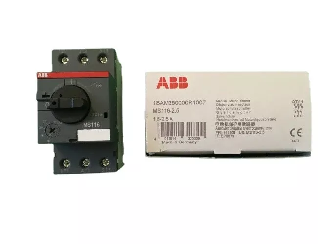 1pcs ABB MS116 - 2.5 10140950 Circuit breaker