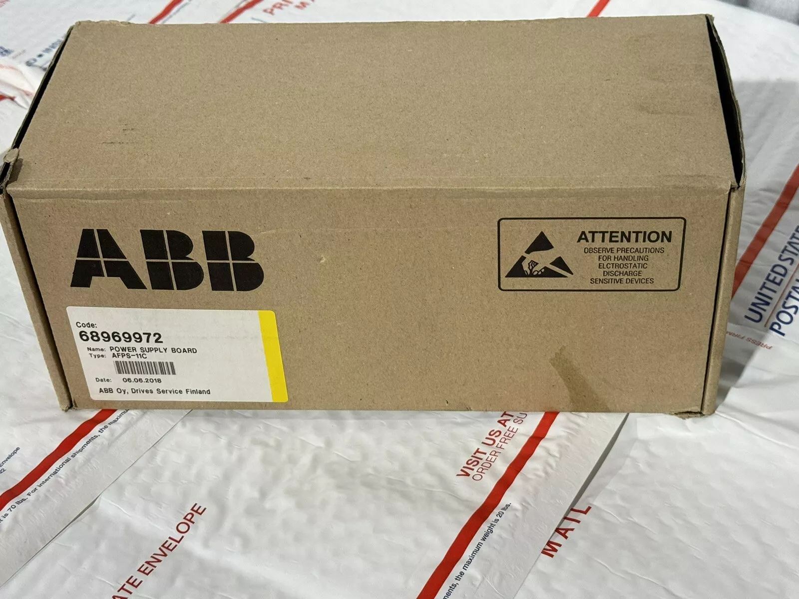 ABB AFPS-11C new power supply board. New in factory sealed box