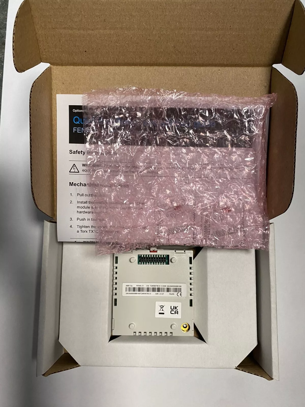 ABB FENA-21 ETHERNET ADAPTER MODULE NEW IN BOX