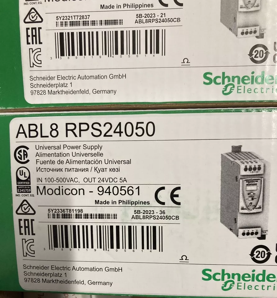 ABL8RPS24050 100% brand new original Schneider power supply free of postage