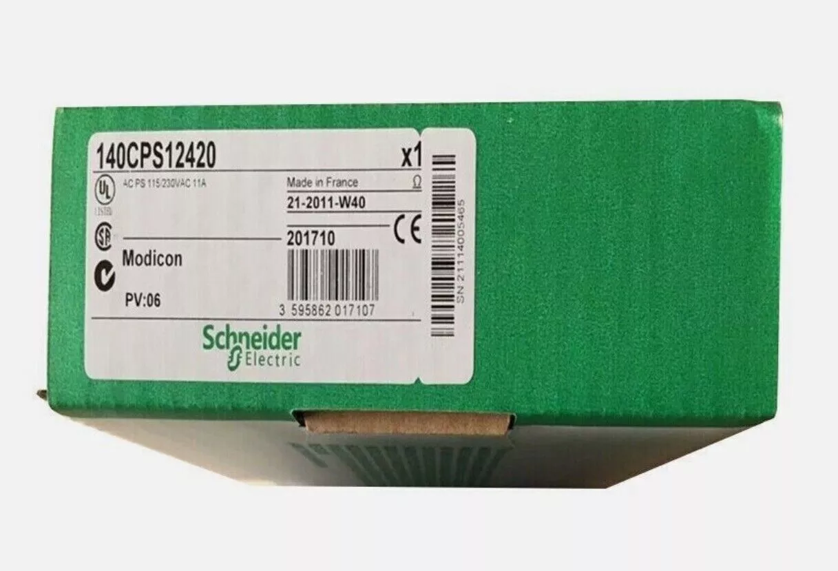 Brand New Schneider 140CPS12420 140 CPS 12420 PLC Power Supply Free Shipping
