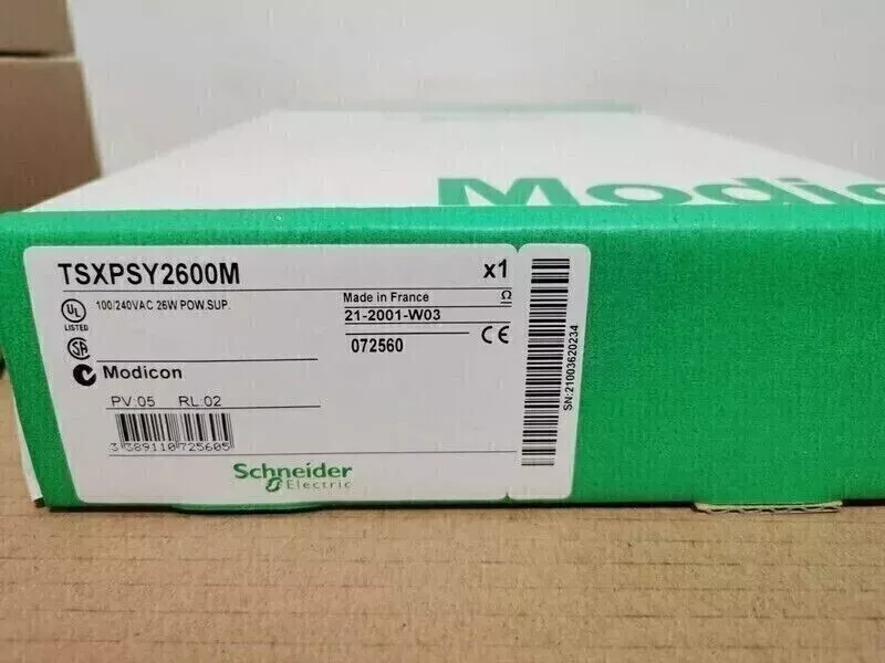 Factory Sealed Schneider TSXPSY2600M PSY 2600M CPS 100240VAC 26W Power Supply