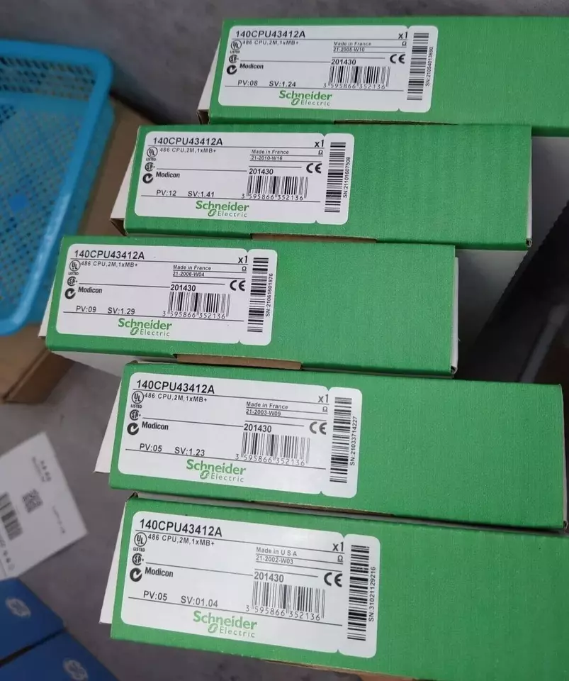 Schneider 140CPU43412A PLC Module New Schneider Electric 140 CPU 43412A