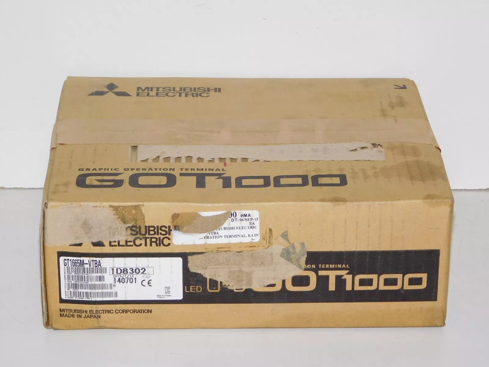 New Mitsubishi GT1665M-VTBA Graphic Operator Interface Terminal GOT1000 Display