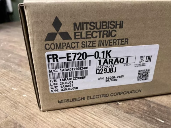 MITSUBISHI FR-E720-0.1K Inverter 0.1kW 200-240V FRE72001K NEW (1)