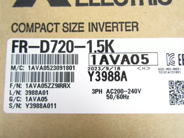 Mitsubishi Inverter FR-D720-1.5K 1.5kW 200-240V FRD7201.5K NEW genuine fast ship (1)