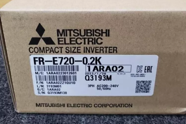 New MITSUBISHI FR-E720-0.2K Inverter 3PH AC200-240V (1)