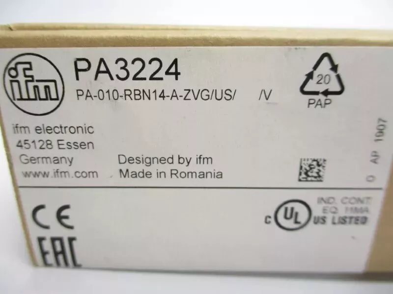 IFM PA3224 pressure sensor