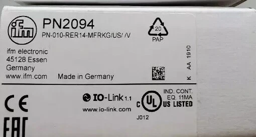 IFM PN2094 pressure sensor