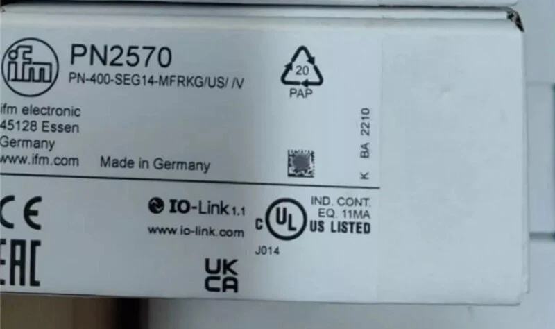 IFM PN2570 pressure sensor