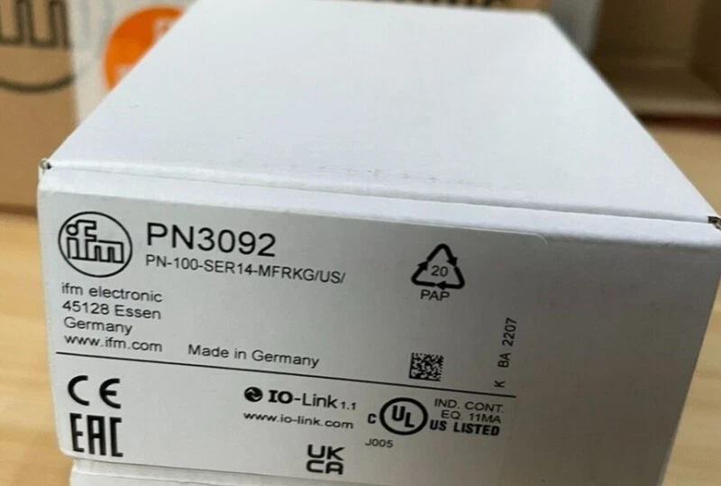 IFM PN3092 pressure sensor