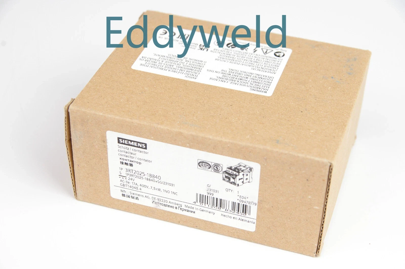 3RT2025-1BB40 1PCS New Original Siemens Contactor 3RT2 025-1BB40 Fast Delivery