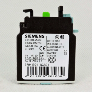 SIEMENS 3RH1921-1CA01 Auxiliary Contact New One Free Shipping 3RH1 921-1CA01